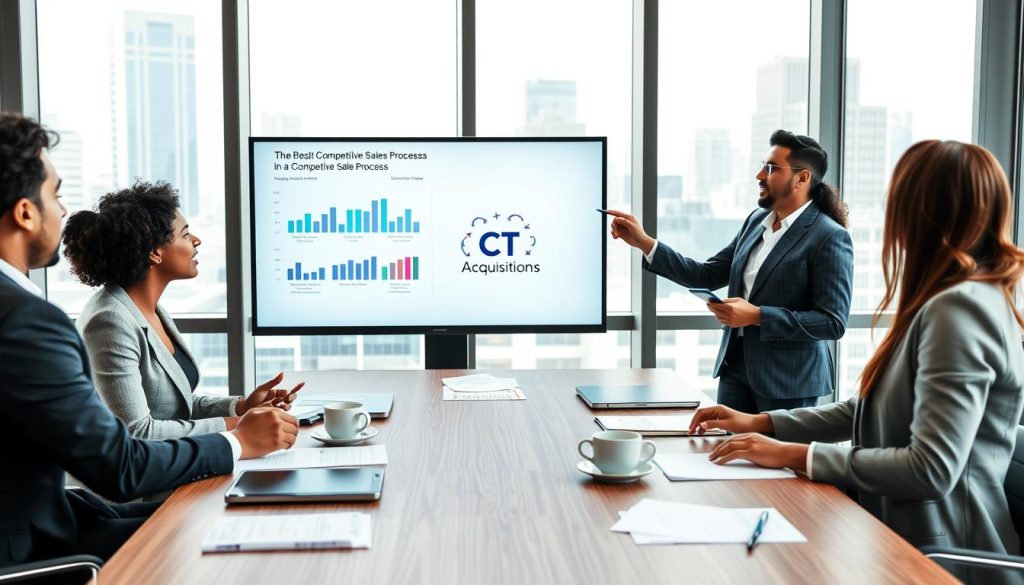 conducting a competitive sale process