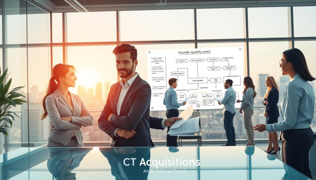 founder liquidity event process