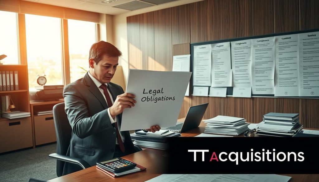 legal obligations when selling a business