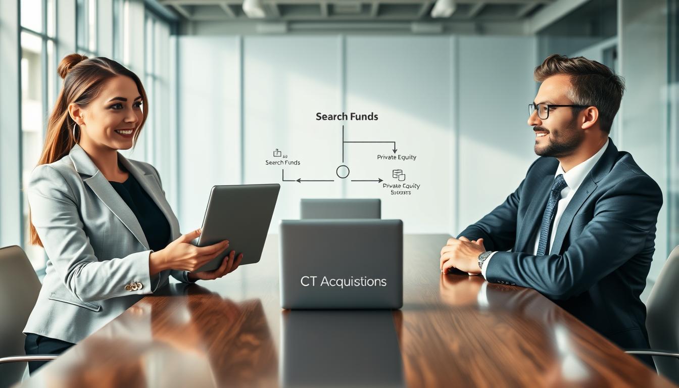 search fund vs private equity buyer