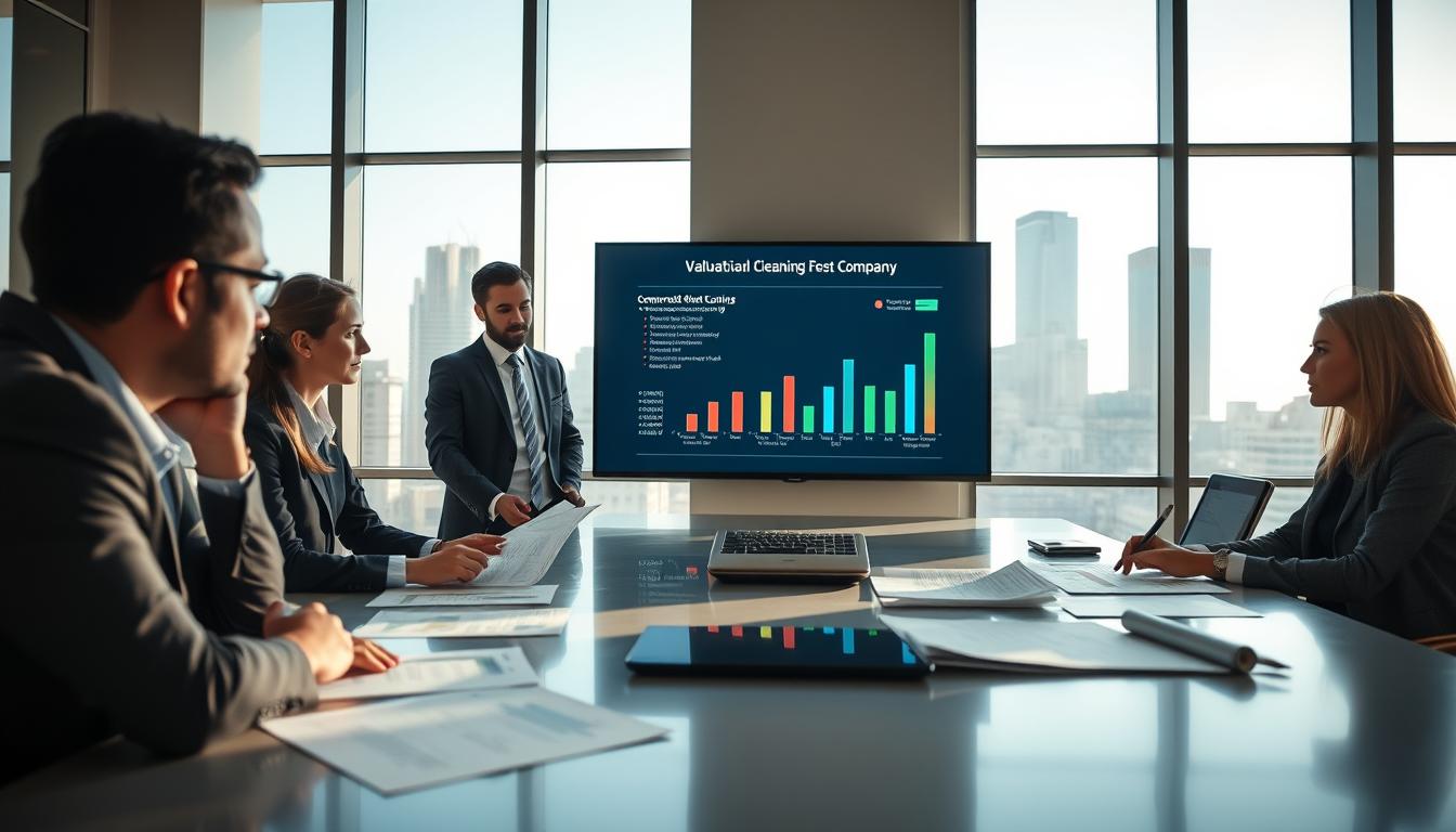 Commercial cleaning business valuation and PE interest