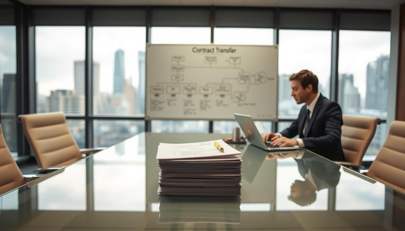 How vendor and customer contracts transfer in a business sale