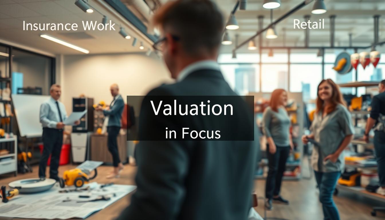 Restoration business valuation insurance work vs retail