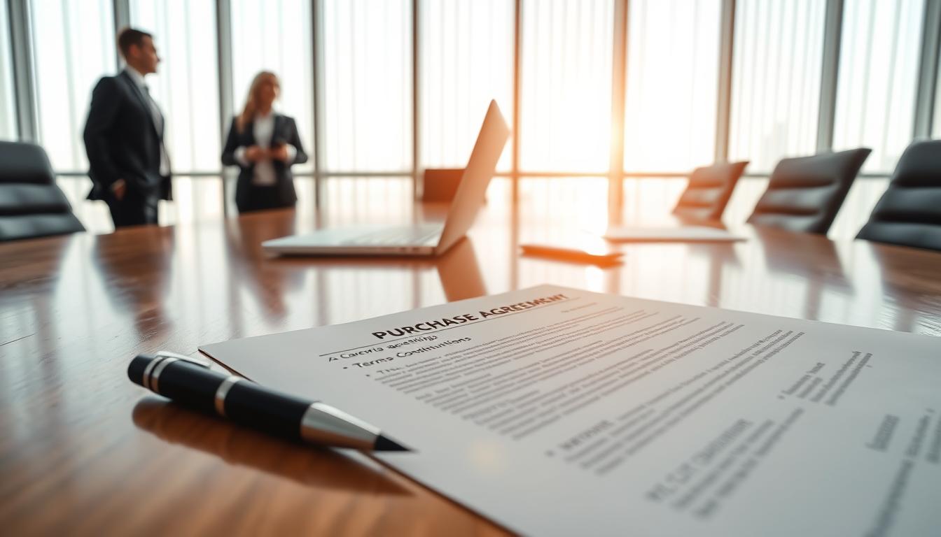 What is a definitive purchase agreement and what goes in it