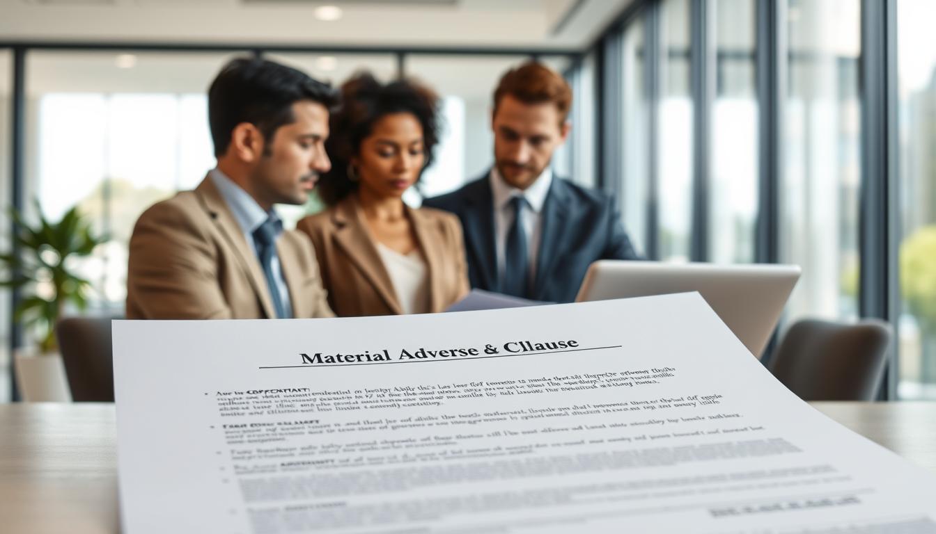 What is a material adverse change clause