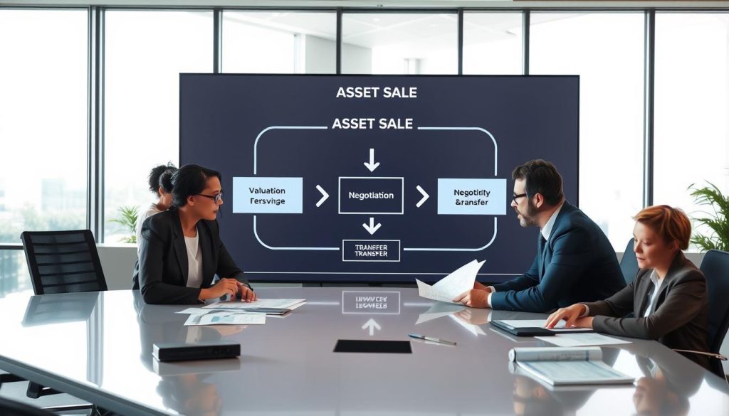 asset sale mechanics