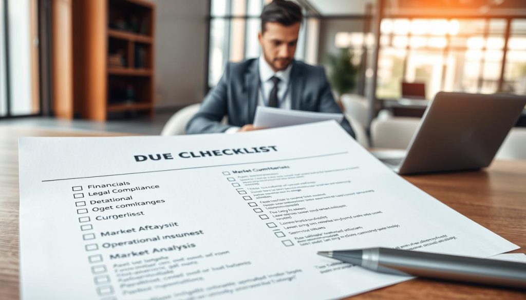 due diligence checklist