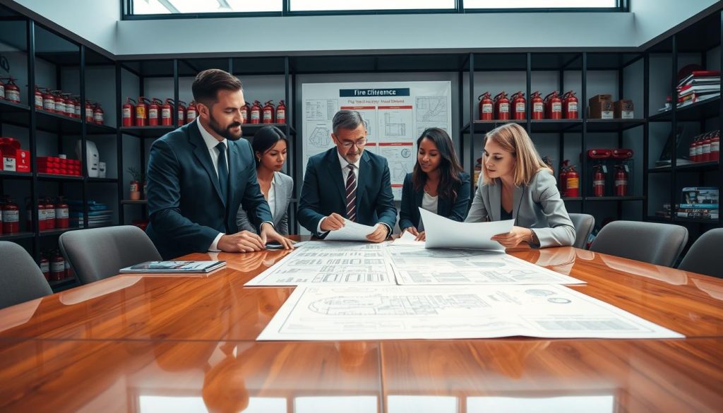 due diligence for fire protection company