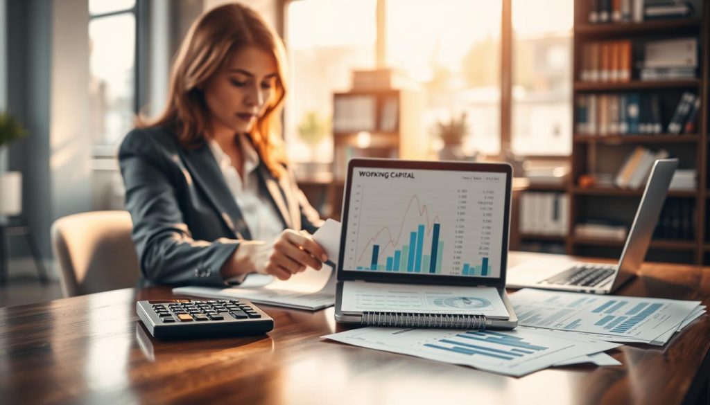 how to calculate working capital when selling a business