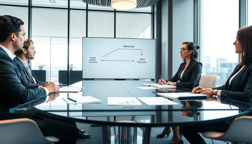 hybrid transaction structure