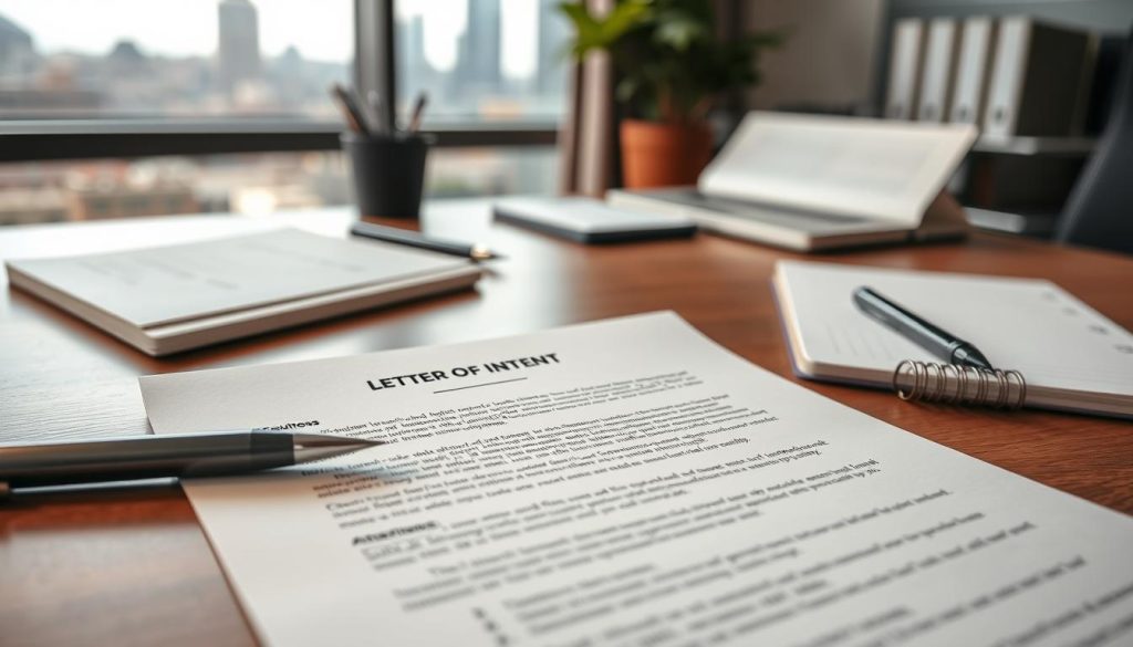 parties involved letter intent