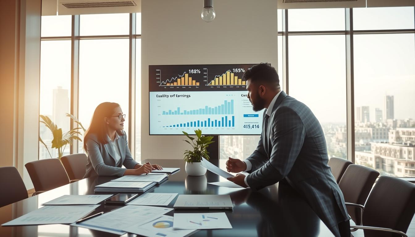 Quality of earnings (QoE) report analysis for business sale due diligence