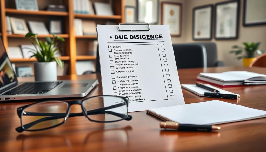 sell business due diligence checklist excel