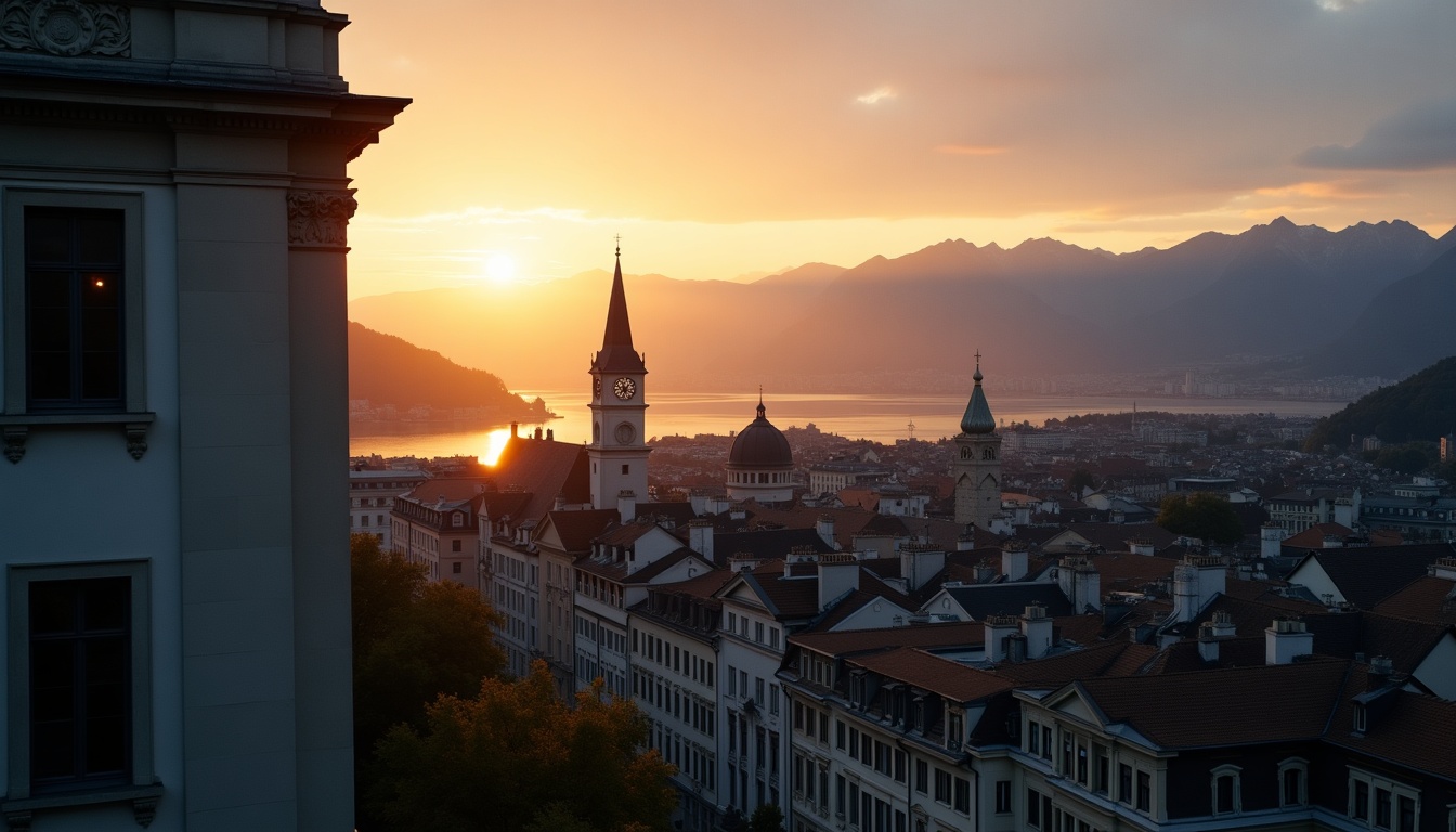 Zurich financial district at golden hour representing the 2026 Swiss and DACH private equity landscape