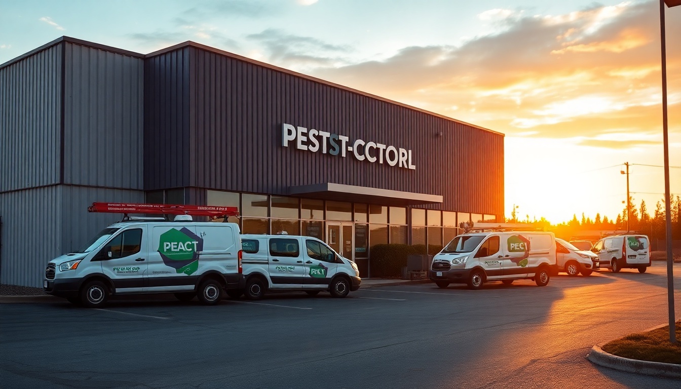 Pest Control service operation in Alaska at golden hour