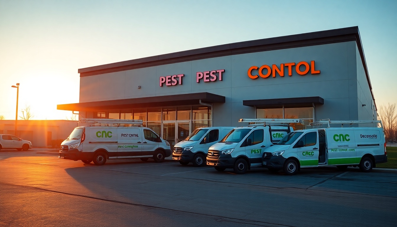 Pest Control service operation in Kentucky at golden hour