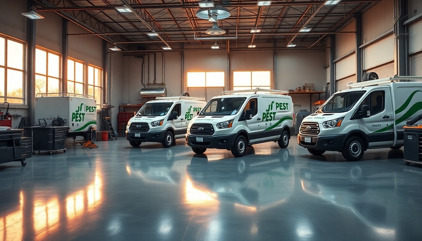 Pest Control service workspace in Minnesota at golden hour