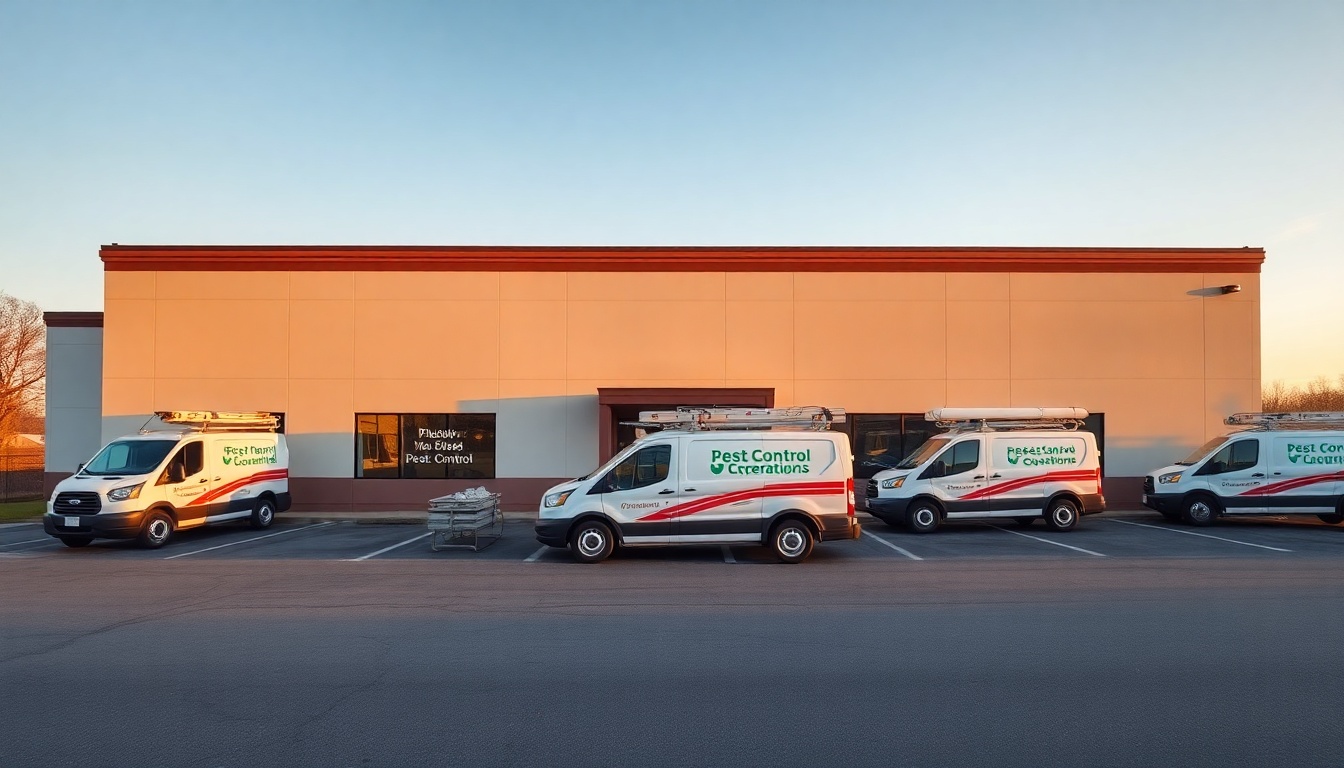 Pest Control service operation in New Hampshire at golden hour