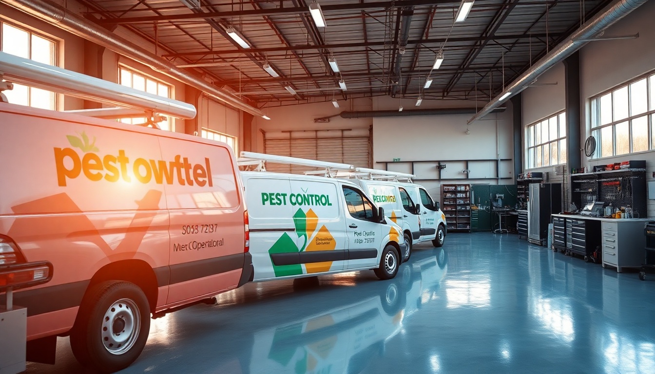 Pest Control service workspace in Wisconsin at golden hour