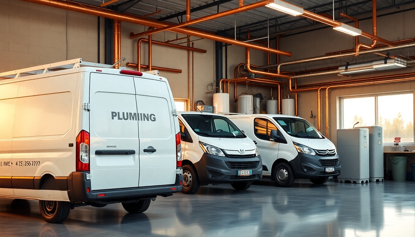 Plumbing service workspace in Alaska at golden hour