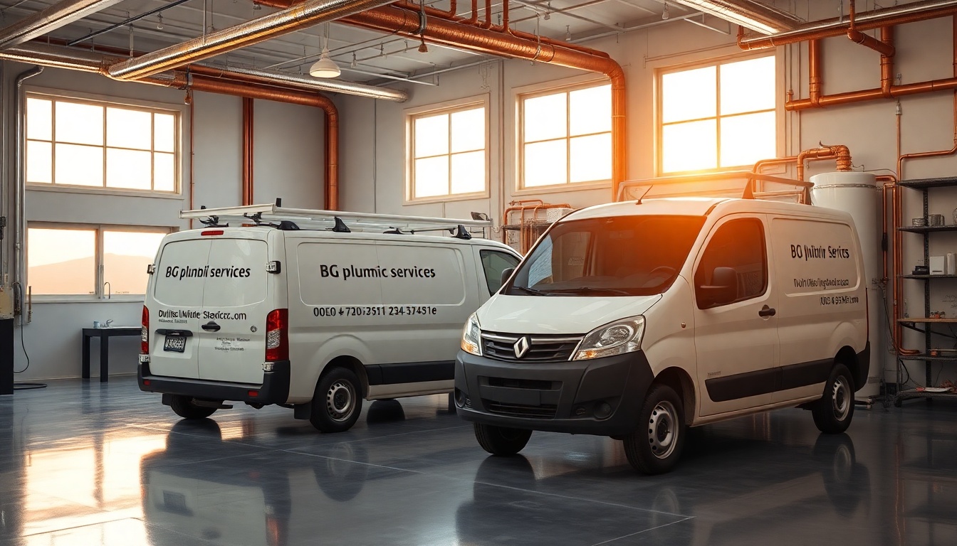 Plumbing service workspace in Hawaii at golden hour