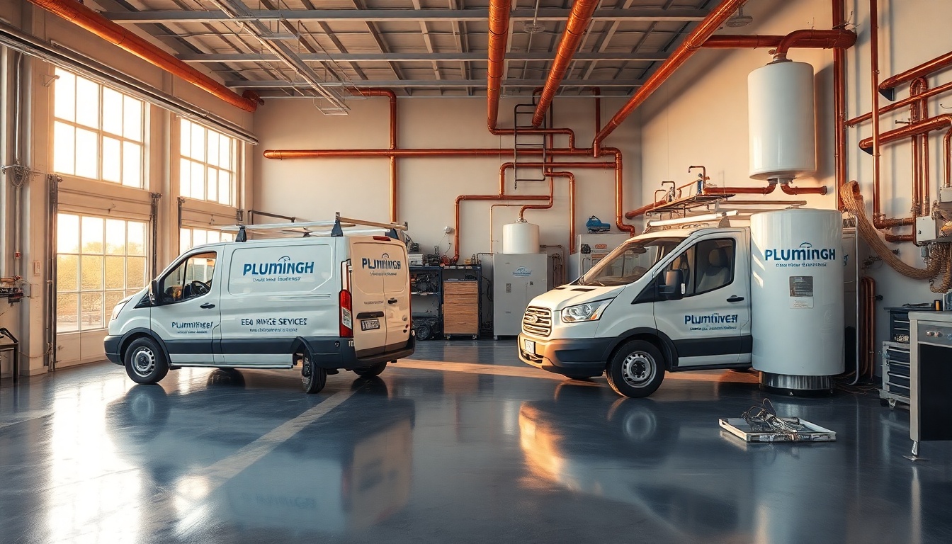Plumbing service workspace in New Mexico at golden hour