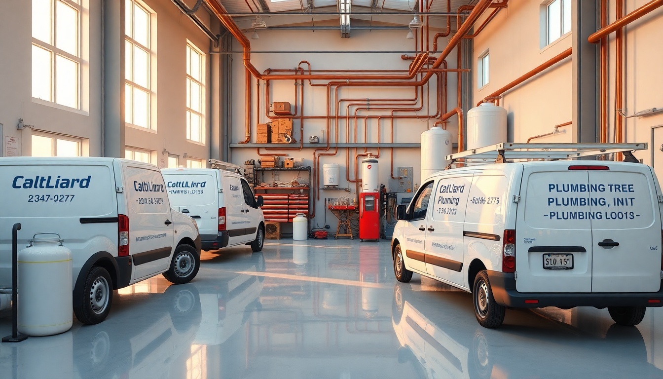 Plumbing service workspace in Wyoming at golden hour