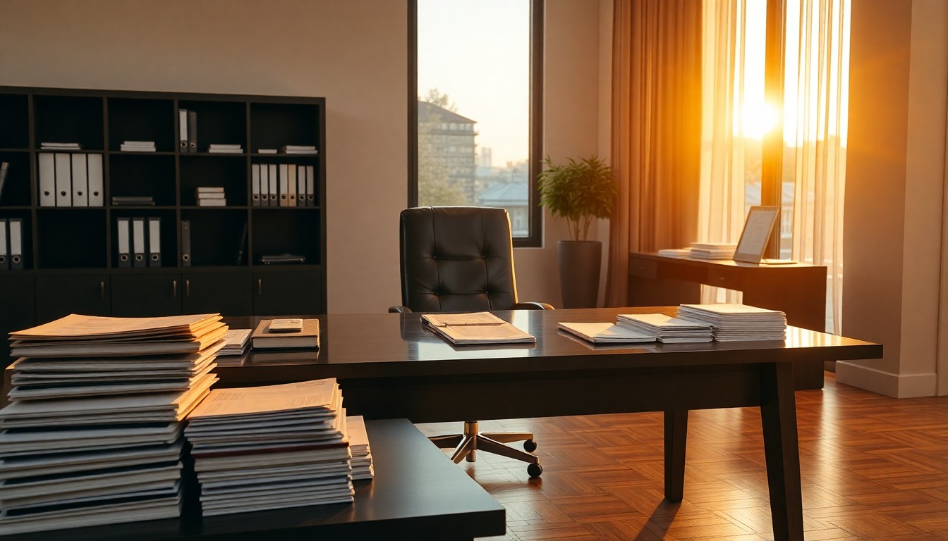 Accountant's office representing IRS tax debt resolution during business sale