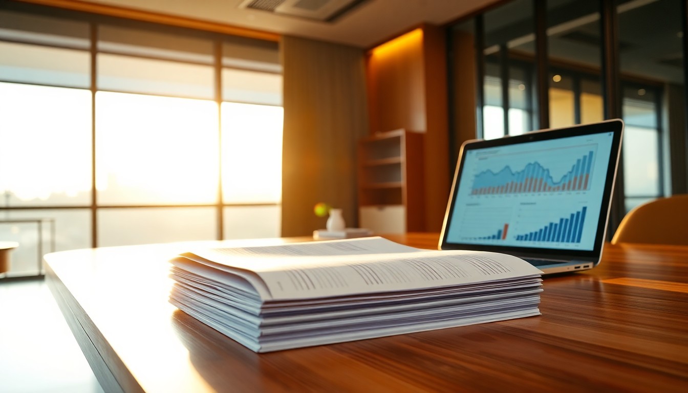 Sell-side Information Memorandum bound on an investment banking desk