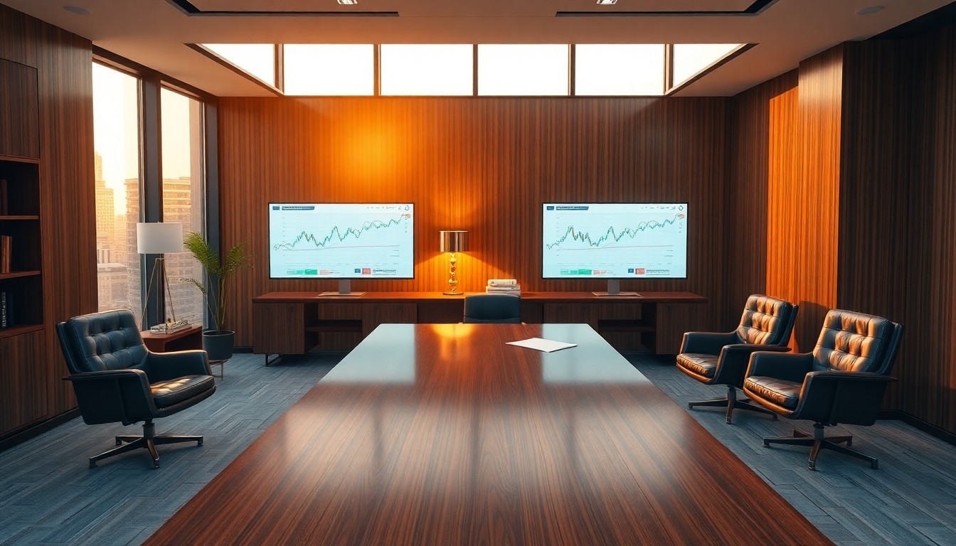 A 409a valuation office at golden hour
