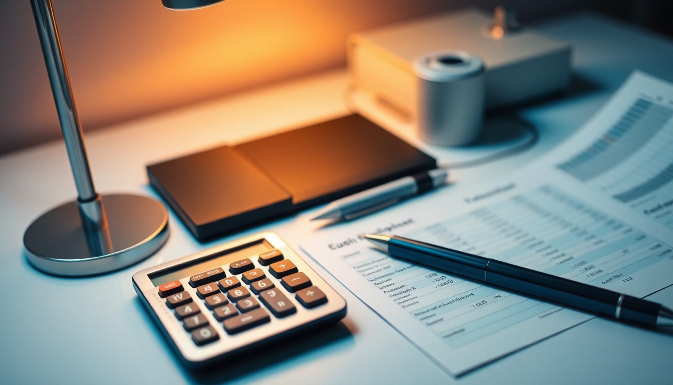 A business valuation calculator setup