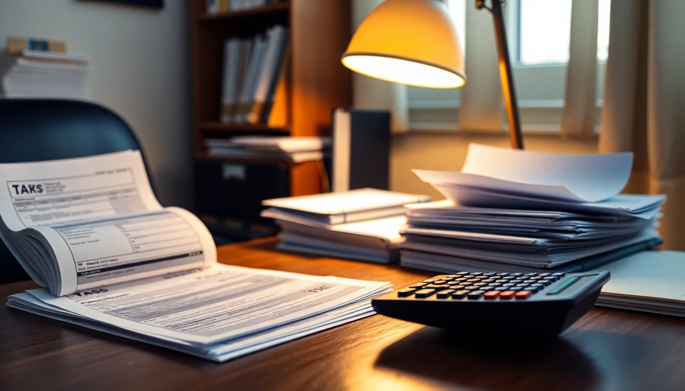 An empty tax preparer office representing a tax practice in transition