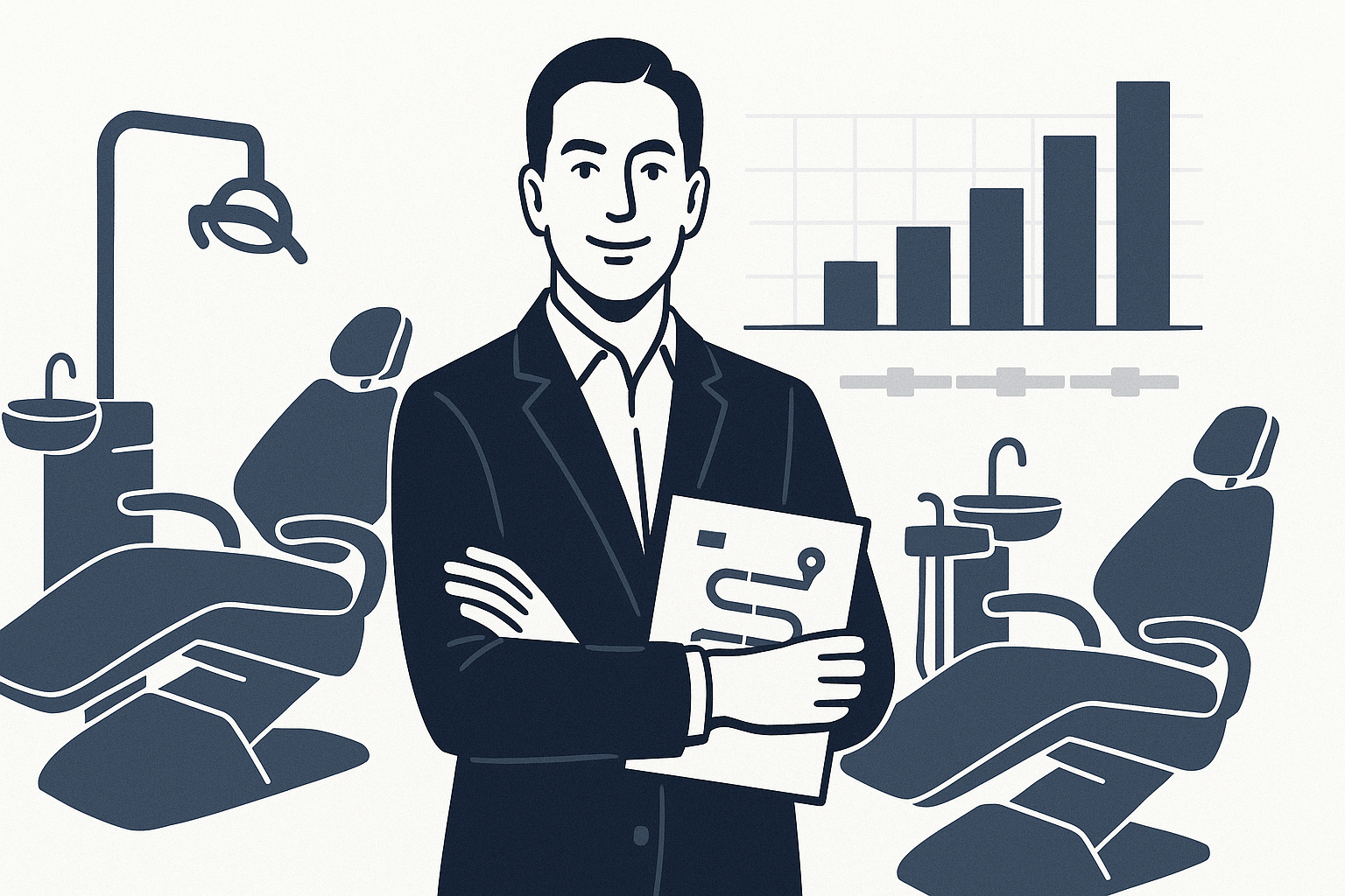How to prepare your dental practice for a sale or exit: 36-month playbook covering DSO valuation multiples, PE diligence, hygiene recall, payer mix, and owner-doc production glide-path