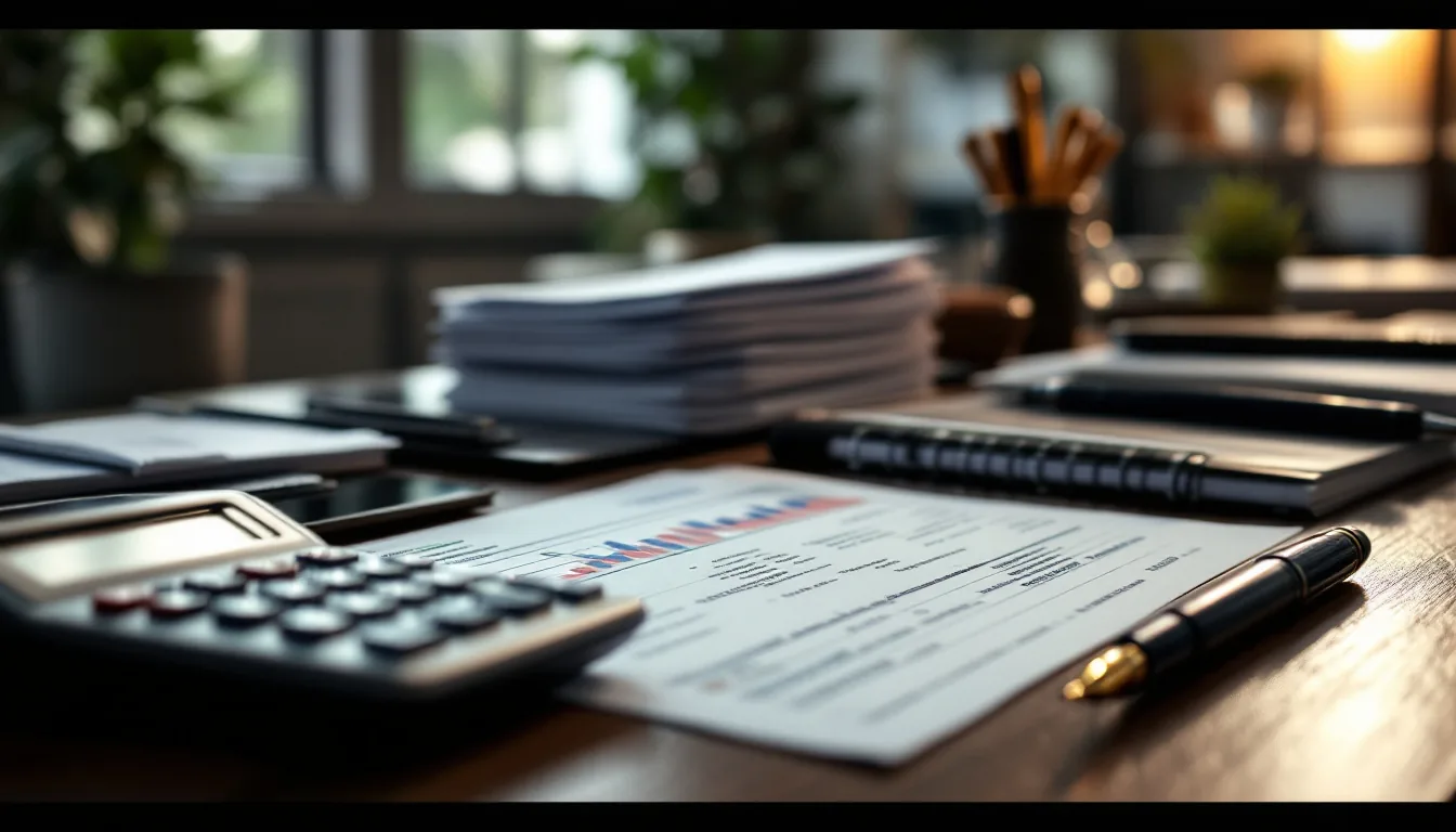 A business owner reviewing financials with an accountant before a sale