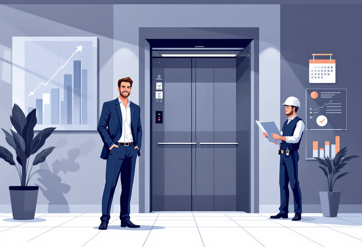 How to prepare your elevator service business for a sale or exit: 36-month playbook covering valuation multiples, PE buyer diligence, and value maximization levers