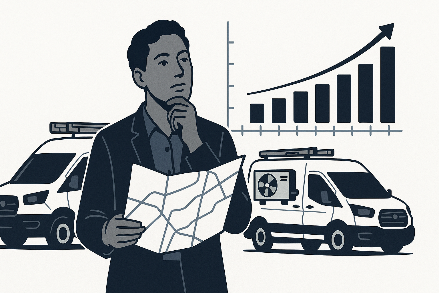 How to prepare your HVAC business for a sale or exit: 36-month playbook covering valuation multiples, PE buyer diligence, and value maximization levers