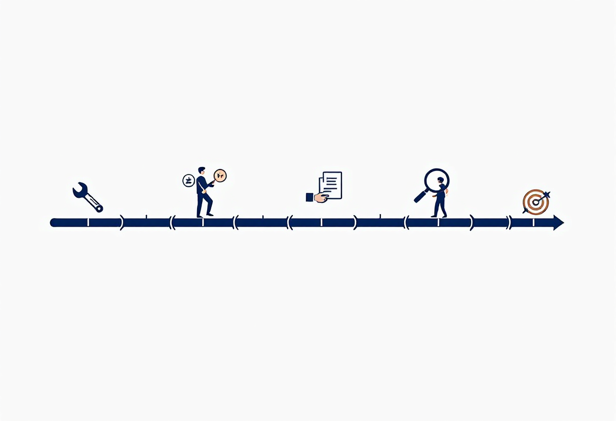 36-month medical spa exit preparation timeline: cleanup phase, KPI infrastructure and general manager hire, sell-side quality of earnings, and go-to-market with M&A advisor