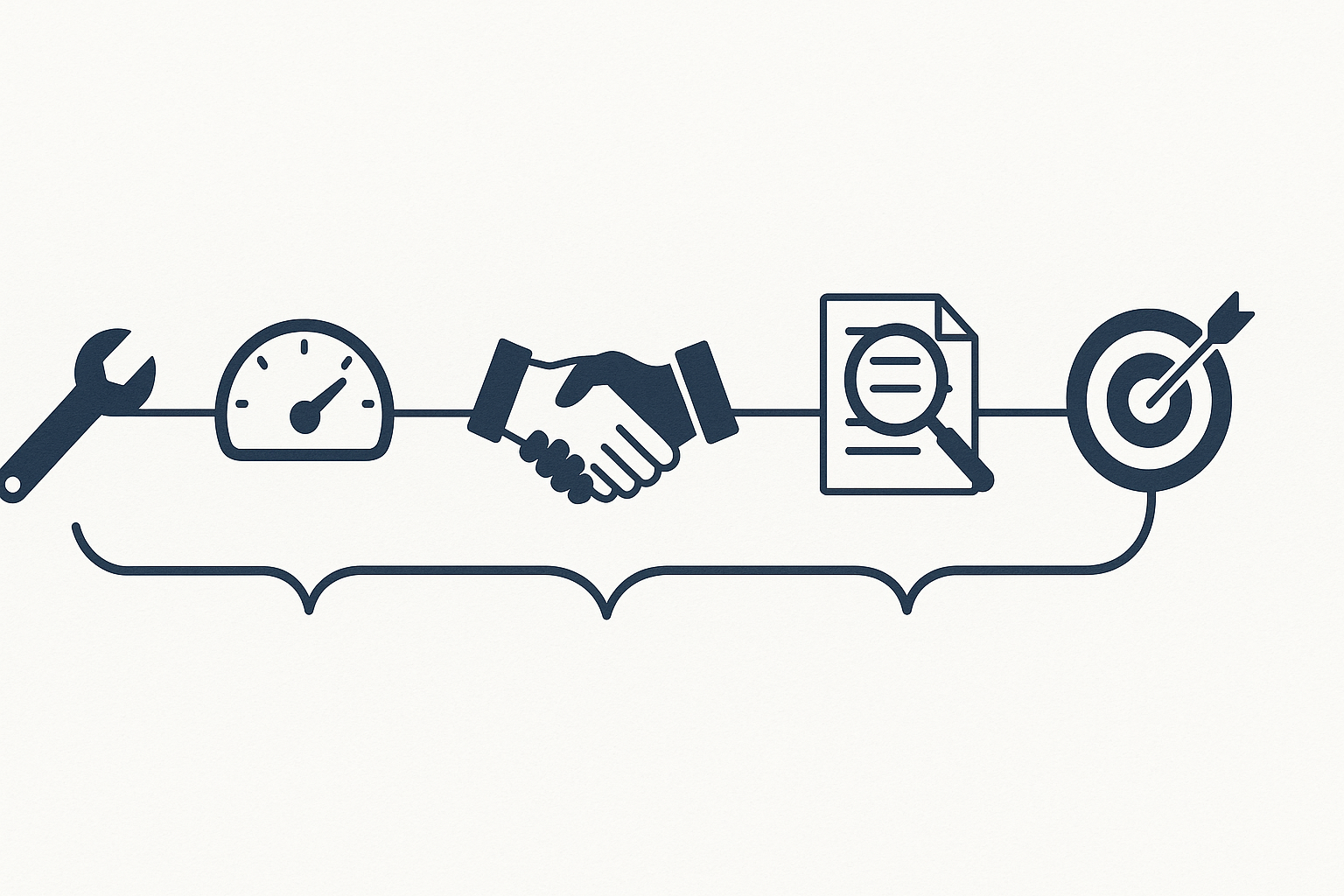 36-month plumbing business exit preparation timeline: cleanup phase, KPI infrastructure and general manager hire, sell-side quality of earnings, and go-to-market with M&A advisor