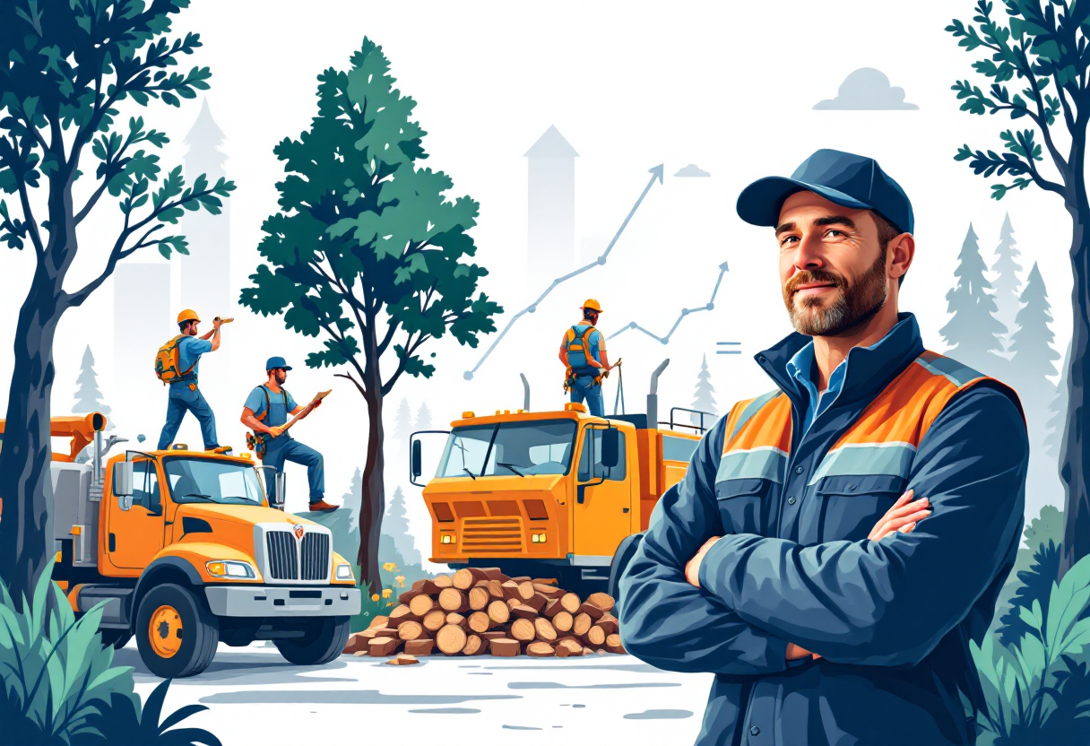 How to prepare your tree service business for a sale or exit: 36-month playbook covering valuation multiples, PE buyer diligence, and value maximization levers