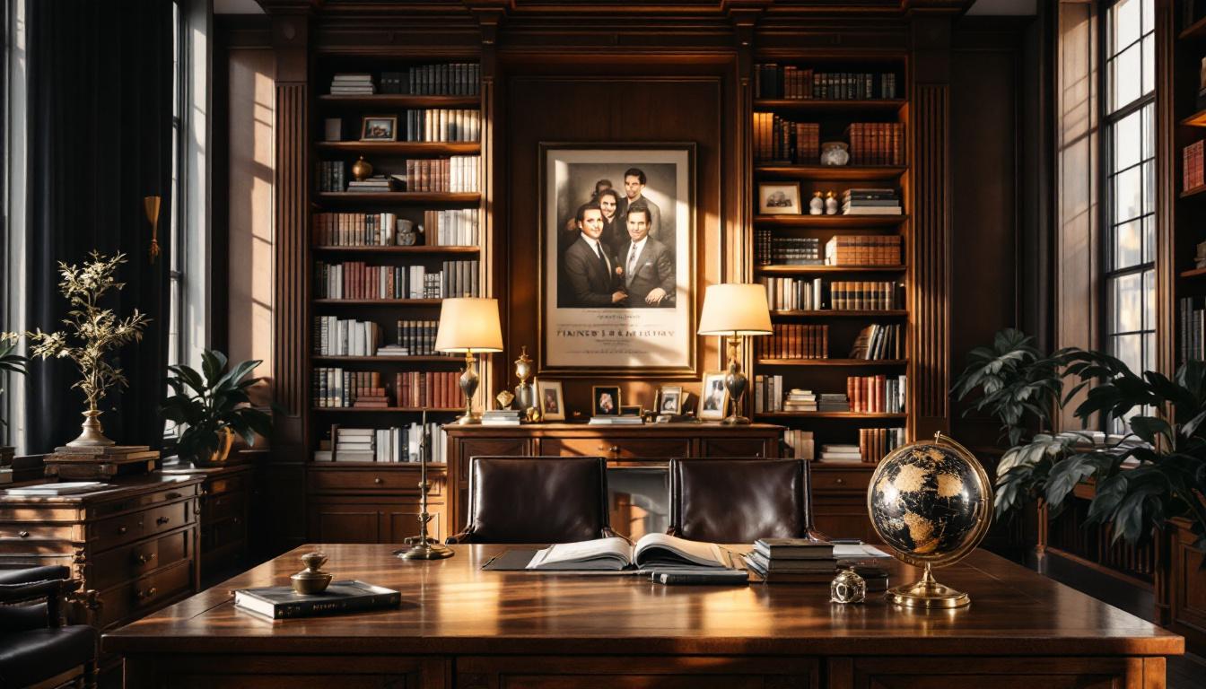 Family office structure: founder family at center connecting to single-family office, multi-family office, and direct business acquisitions