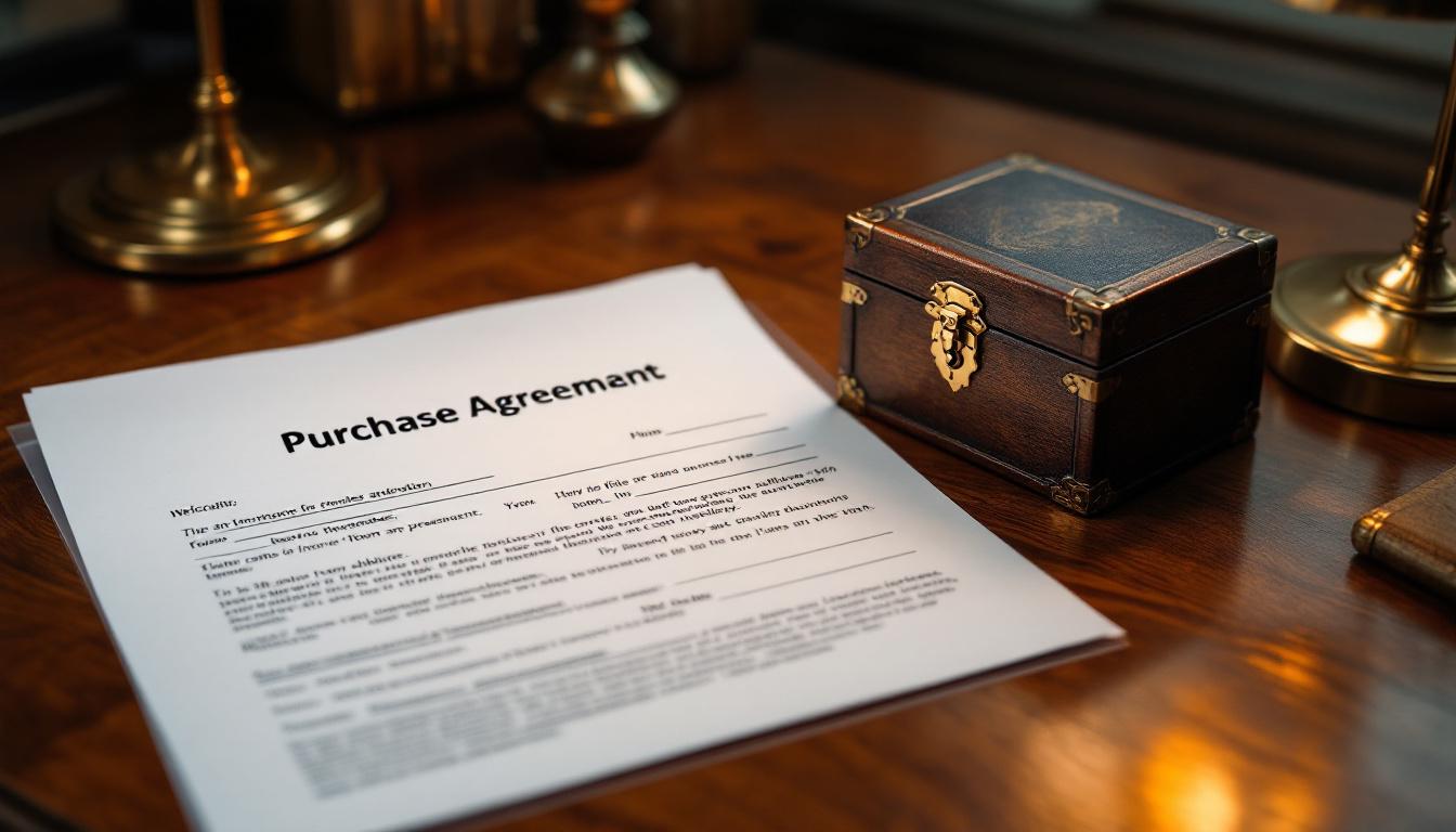 A purchase agreement showing a locked box mechanism fixing the price at a date before closing