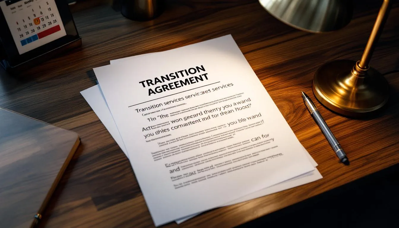 A transition services agreement bridging a seller and buyer after a deal closes