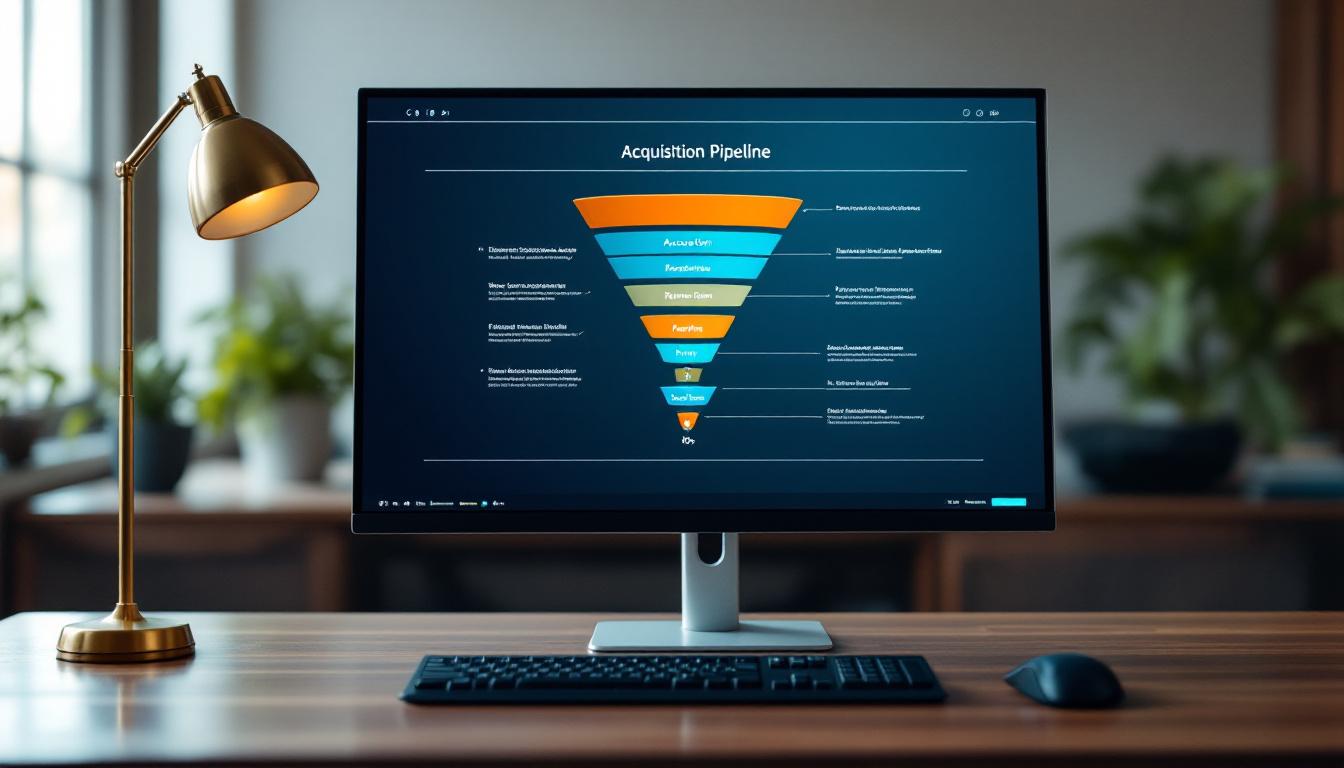A buyer's deal sourcing pipeline showing acquisition opportunities being identified