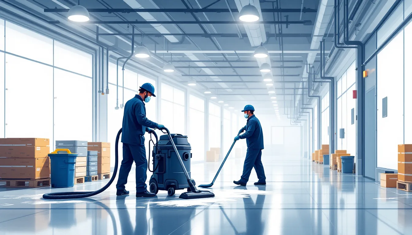 Commercial janitorial / building services in Alabama: route density, recurring contracts, healthcare EVS, M&A activity