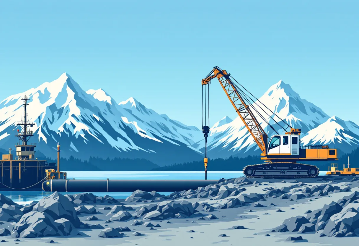 Pile driving in Alaska: H-pile, pipe pile, sheet pile, drilled shaft, bridge and marine