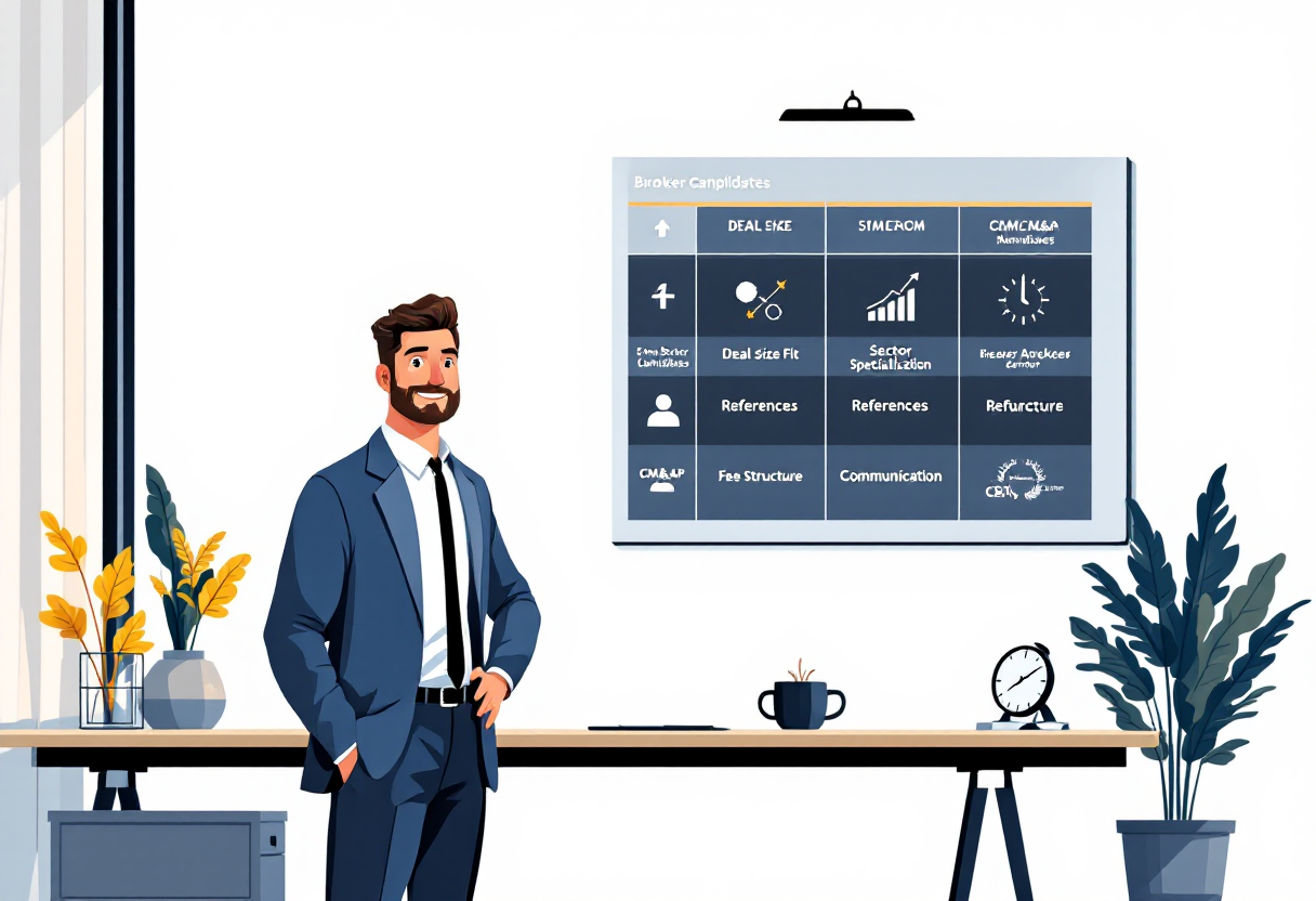 Best business broker how to pick one selection framework