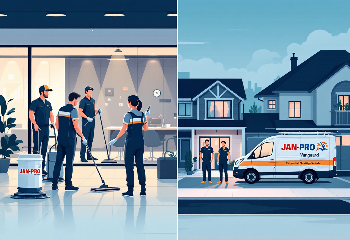Best cleaning company franchise brands compared