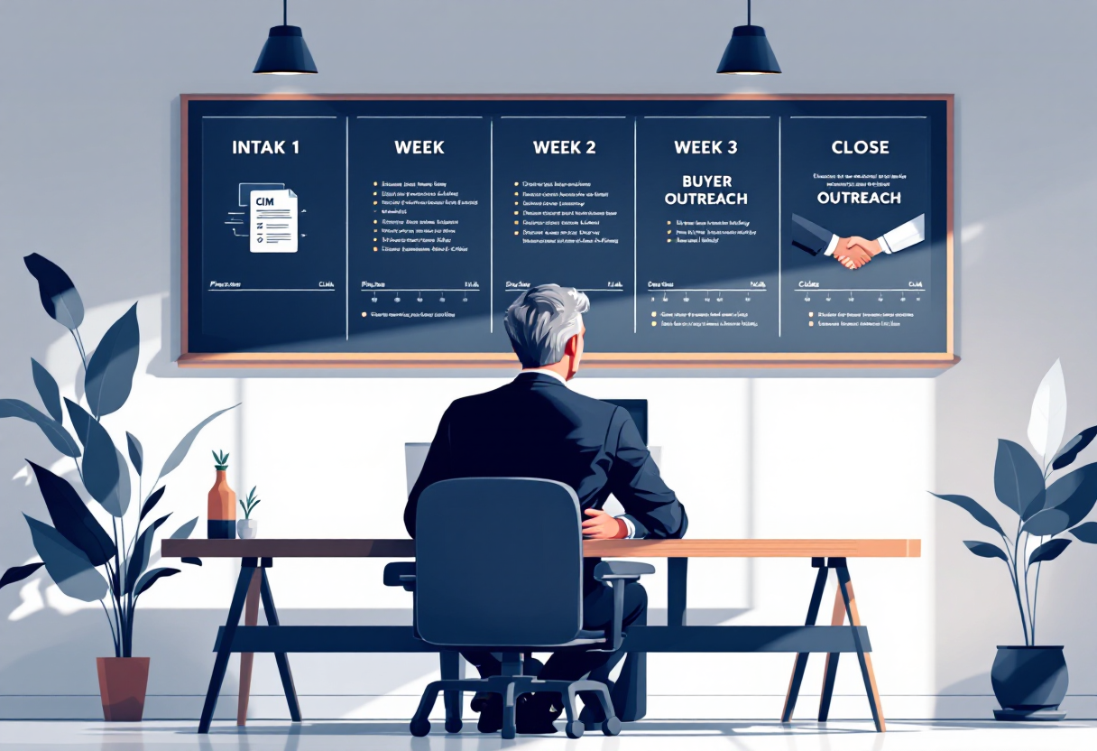 Business broker listing process