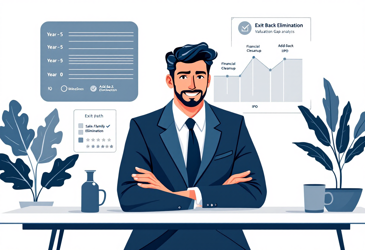 Business exit plan 5-year step-by-step strategy