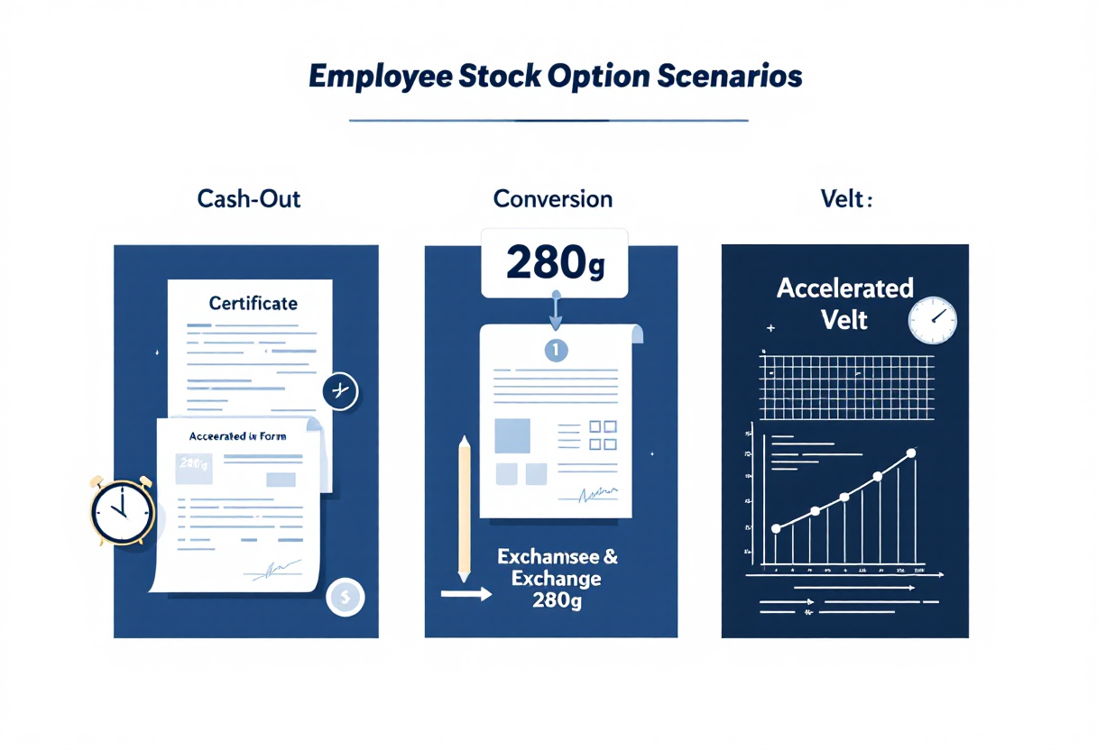Options dilution in mergers and acquisitions